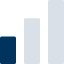 Icon balkendiagramm level 1, bar chart level 1