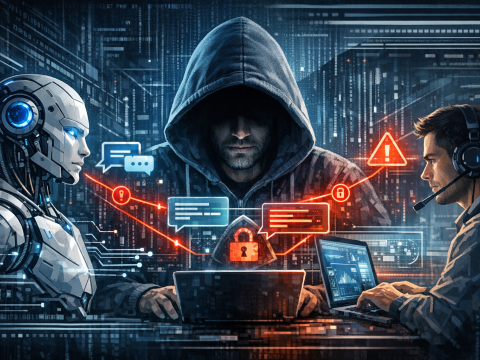 Man in the middle attacks on ai agents
