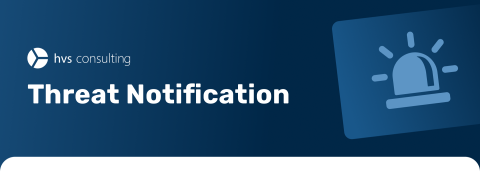 HvS Threat Notification Banner