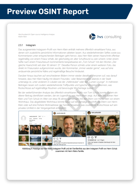 Insight into a Sample OSINT Report