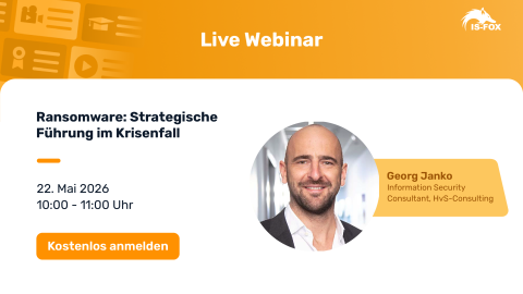 Webinar: Ransomware - Strategische Führung im Krisenfall